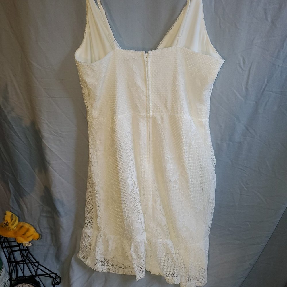 Juniors' Speechless Surplice Neckline Mini Dress - Picture 7 of 9